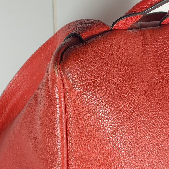 Aimee Kestenberg Tamitha II Women\'s Medium Red Leather Backpack bag purse main image 7